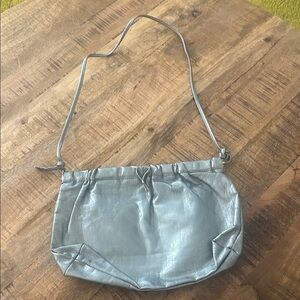 Elegant Silver Women's Shoulder Bag